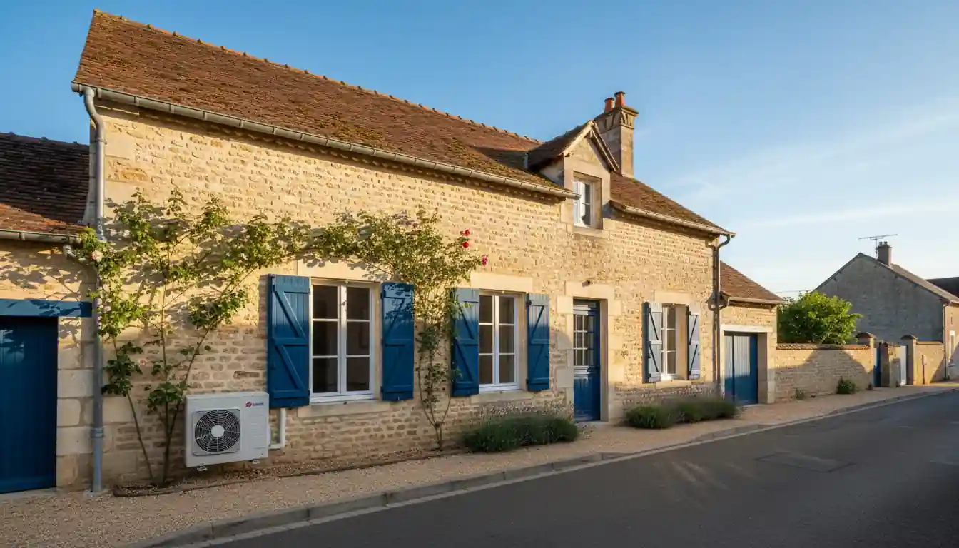 Installation pompe à chaleur à Véretz